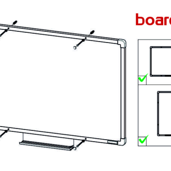 Lakovaná tabuľa boardOK