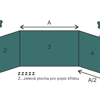 Tabuľa triptych na pilonoch