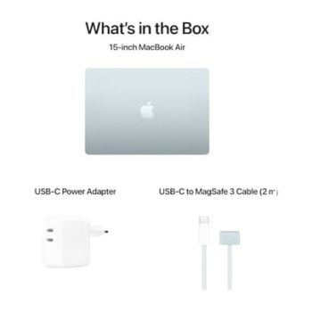 Notebook Apple MacBook Air 15" A3241 2025 Sky Blue (24GB) (512GB)