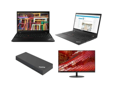 Notebook Lenovo ThinkPad T590 + Docking station Lenovo ThinkPad Thunderbolt 3 Workstation Dock Gen 2 40AN + Monitor Lenovo ThinkVision T27i-10 27"
