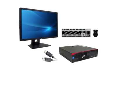 PC zostava Fujitsu Esprimo D556 SFF + Monitor HP Z24i 24