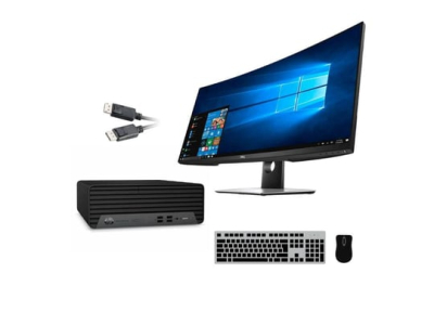 PC zostava HP ProDesk 400 G7 SFF + Radeon R5 430 2GB (Basic Gamer) + Dell 34" UltraSharp P3418HW Curved Ultrawide Monitor