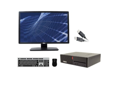 PC zostava Lenovo Thinkcentre M710s SFF + 24" Dell U2412m IPS Monitor