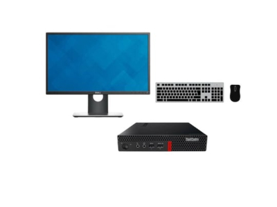 PC zostava Lenovo ThinkCentre M910q Tiny + Monitor Dell Professional P2417H 24"