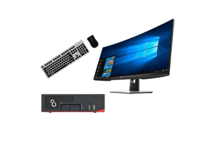PC zostava Fujitsu Esprimo D538 + Monitor 34" UltraSharp P3418HW Curved Ultrawide